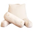 thumbnail image 2 of Reading Pillow Bedding Wedge Shredded Backrest Cushion with Arms, 2 of 7