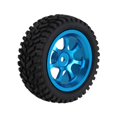 thumbnail image 3 of 4 RC 1:10 Aluminum 7-Spoke Wheel Rims with 4 Tires for On Road Rally Car, 3 of 5