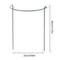 thumbnail image 2 of MesaSe Half  Garden Plant Climbing Support Stakes Stand Reusable Metal Flower Supporting Ring, 2 of 11