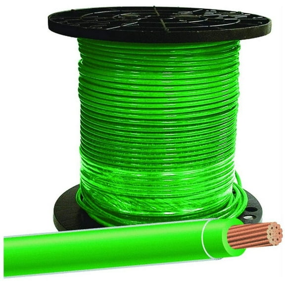 Southwire Building Wire Stranded Copper 8 Ga - 45 Amp 600 V - 500' Green