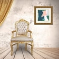 thumbnail image 3 of Vess, June Erica 15x15 Gold Ornate Wood Framed with Double Matting Museum Art Print Titled - Bounding Blocks II, 3 of 4