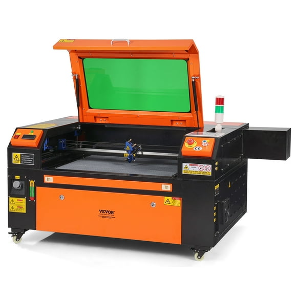 VEVOR 80W CO2 Laser Engraver, 20 x 28 in, 19.7 IPS Laser Cutter Machine with 2-Way Pass Air Assist, Compatible with LightBurn, CorelDRAW, AutoCAD, Windows, Mac OS, Linux