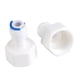 thumbnail image 1 of Conector rápido de 6 pianas, adaptador de Rosca hempra 1/4 tubo od a 1/2 híbrra conector rápido para filtro de agua de ÓSmosis inverso, purificadores de agua tubo de montaje de, 1 of 7