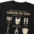 thumbnail image 2 of Christian Armor of God T-Shirt, Ephesians 6:11 Graphic Tee, Unisex Classic Fit, 2 of 9