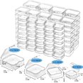 thumbnail image 2 of Pure Future 84-Piece Bead Organizer Box Set \u2013 Small Hinged-Lid Plastic Storage Containers with Clear Design for DIY Jewelry Making, Bracelet Crafting & Nail Art Supplies, 2 of 8