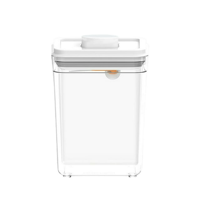 MesaSe Réservoir de Stockage Alimentaire Bocal Scellé Boîte de Rangement Transparente Boîtes à Bonbons Blanc 2300ml 350ml pour Grains Entiers Récipient Hermétique
