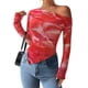 thumbnail image 1 of Remera PRETTYGARDEN 2025 Hombros Descubiertos Tie Dye Floral XS, 1 of 8