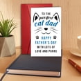 thumbnail image 5 of NewEleven Cat Fathers Day Card for Dad, Cat Dad Gifts For Men, Best, Cat Lover Gifts For Men, Unique Cats Father Presents - Greeting Card, 5 of 8