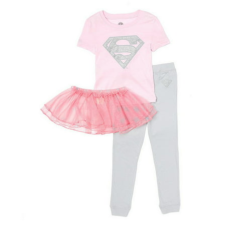 DC Comics Supergirl Tutu Costume Pajama Set