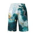thumbnail image 5 of Otvok Women Home Shorts Printed Casual Elastic Waistband Drawstring and Side Pockets Pants, 5 of 6