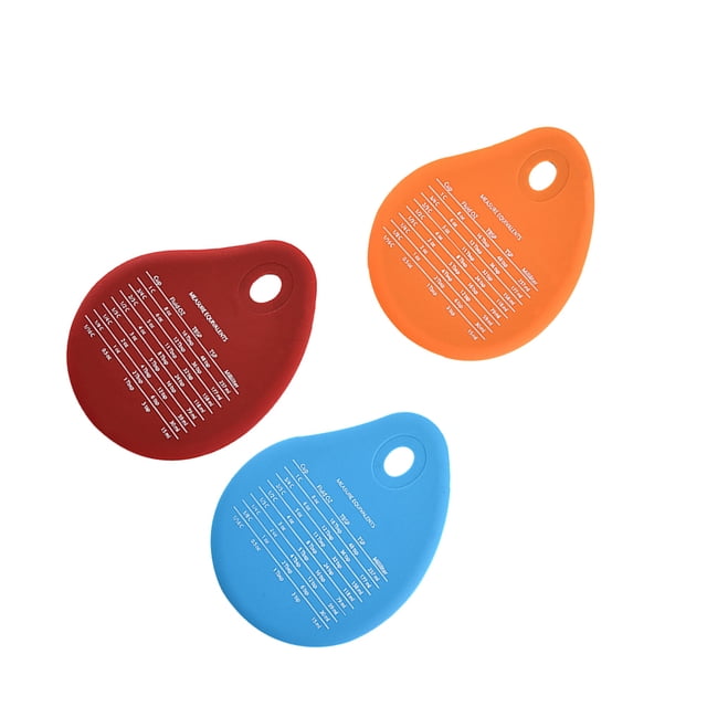 FOMIYES 3Ud Kit De Cream Scraper Con Escala Para Uso En Cocina Y Repostería En Colores Variados