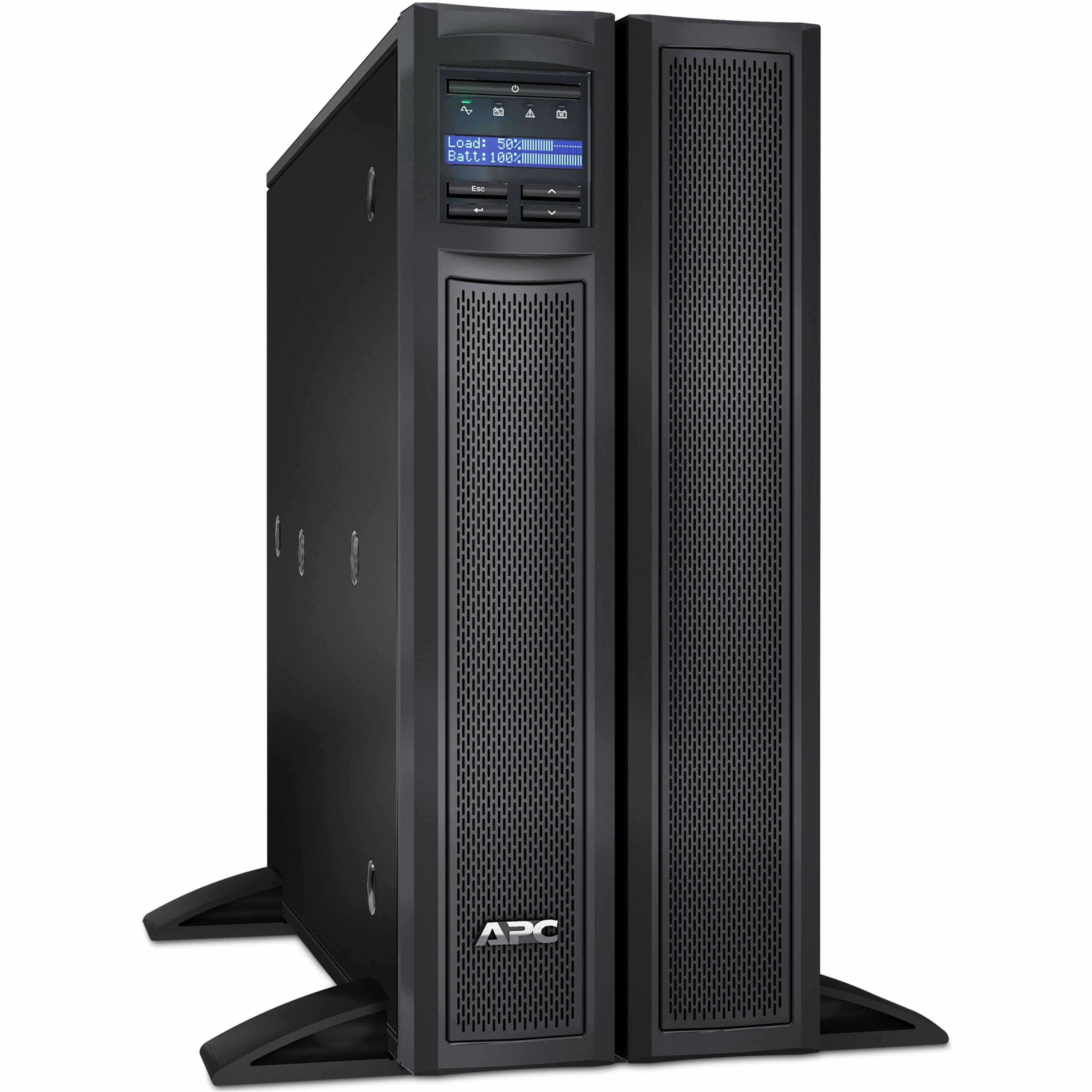 APC SMX3000LVNCUS Smart Ups X 3000va Short Depth Perp Tower Rack Convertible Lcd 100-127v