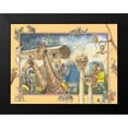 thumbnail image 2 of Phillips, Anita 18x15 Black Modern Framed Museum Art Print Titled - Noahs Ark, 2 of 5