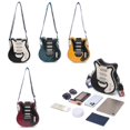 thumbnail image 2 of Unique Guitar Design PU Leather Crossbody Bag Shoulder Bags For Performers, 2 of 21