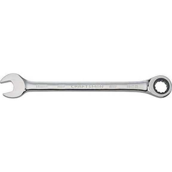 CRAFTSMAN Ratcheting Wrench, Metric, 18mm, 72-Tooth, 12-Point (CMMT42576)