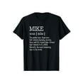 thumbnail image 1 of Camiseta divertida "Mike Definition" - Camiseta de algodón suave con cuello redondo para hombre - Camiseta informal con gráficos humorísticos - Regalos para hombre - Ropa masculina, 1 of 7