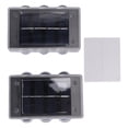 thumbnail image 2 of 2 Piezas De Lámparas Solares Para Pared, IP44 Resistentes Al Agua Lámparas Para Lavandería Con Panel Solar, Iluminación Automática Para Villas, Patios Interiores, 2 of 7