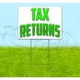 thumbnail image 1 of Tax Returns (18" x 24") Yard Sign, Includes Metal Step Stake, 1 of 6