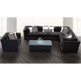 thumbnail image 2 of Barbados 8 Piece Outdoor Wicker Patio Furniture Set 08d in Black, 2 of 12