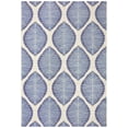 thumbnail image 2 of Safavieh Courtyard Deborah Geometric Indoor/Outdoor Area Rug, Beige/Navy, 6'7" x 9'6", 2 of 9