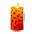 thumbnail image 3 of Steadline Flickering LED Flameless Candle with Realistic Effect - Safe Halloween and Holiday Decoration Featuring Battery Operation and Durable Plastic Construction, 3 of 6