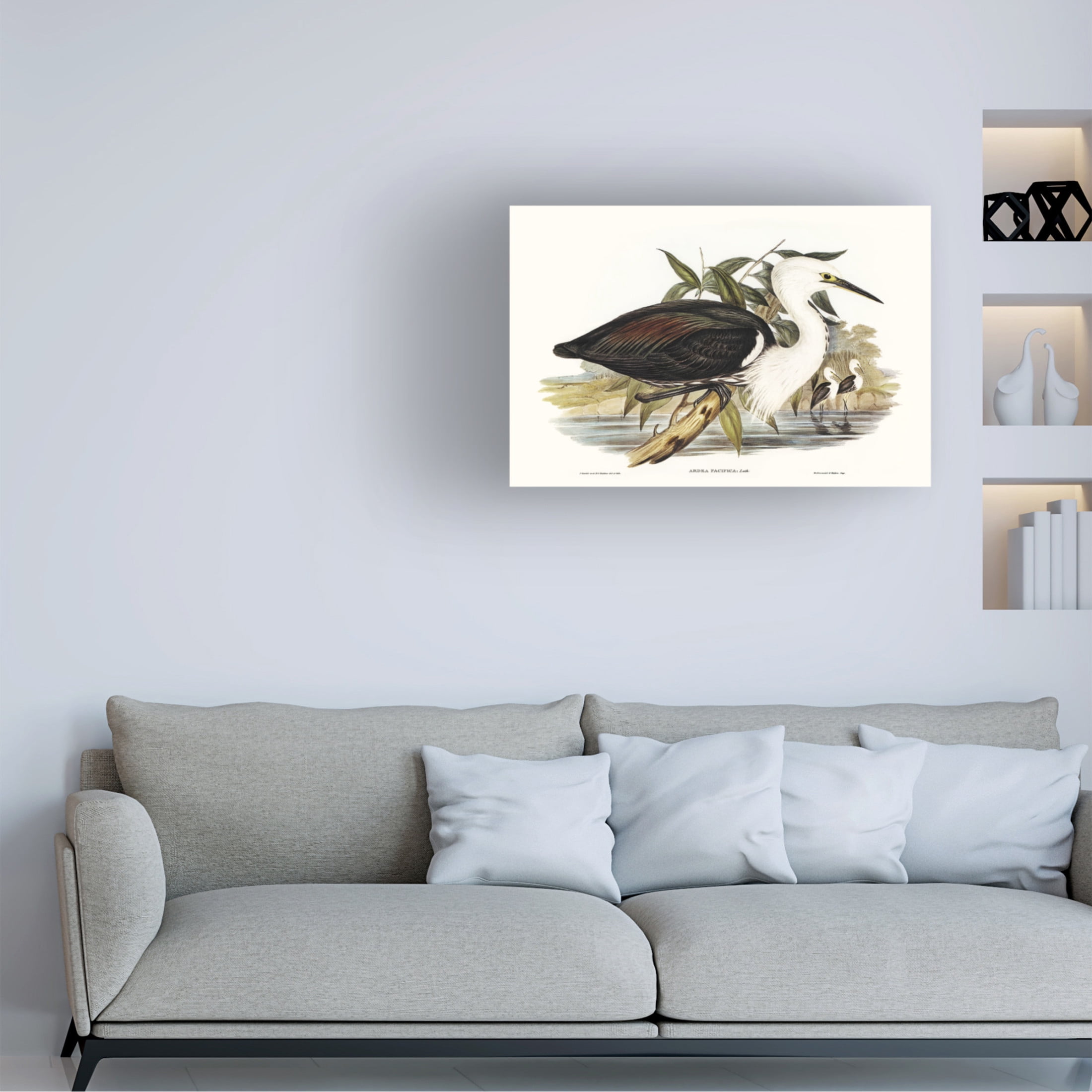 Trademark Fine Art Elizabeth Gould  Majestic Waterbird V Canvas Wall Art