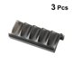 thumbnail image 2 of EeaseMX Estante de almacenamiento para botellas de aceites esenciales, 3 unidades, 5 ranuras, cajón organizador, plegable, de plástico, para el hogar (negro), 2 of 7