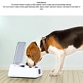 thumbnail image 3 of Automatic Opening Lid Cat Feeder, Removable Bowl Infrared Sensor Cat Feeder Battery Powered  For Cats, 3 of 8