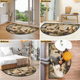 thumbnail image 7 of CURLYOOT Wine Themed Vintage Half Round Door Mat 24'' x 36'', Indoor Outdoor Entrance Rug, Semi Circular Area Rug, Non Slip Washable Absorbent Doormat, Laundry Room Rug, 7 of 7