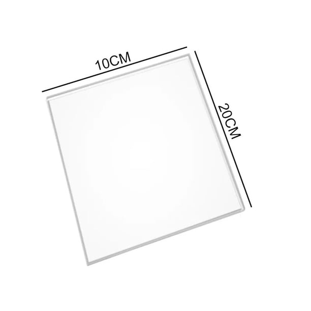 100x200mm de alta de plástico transparente hoja de acrílico de 1mm 2mm 3mm 4mm 5mm de hoja de plástico de vidrio de metacrilato