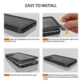 thumbnail image 5 of Dteck Full Body 360 Protective Waterproof Case For iPhone 11 (6.1 inch),Shockproof Dirtproof Sandproof IP68 With Build in Screen Protector Phone Cover, Black, 5 of 8