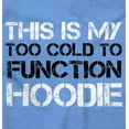 thumbnail image 2 of Too Cold Cute Winter Cuddle Hoodie Sweatshirt Women Men Brisco Brands M, 2 of 6