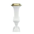 thumbnail image 4 of CC Home Furnishings Urn Shaped Vase with Pedestal Base - 11.5" - White and Gold, 4 of 9