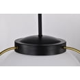 thumbnail image 5 of 60/7774-Nuvo Lighting-Lakeshore - 1 Light Medium Pendant-11.63 Inches Tall and 13 Inches Wide-Matte Black Finish    -Traditional Installation, 5 of 15