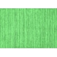thumbnail image 1 of Ahgly Company Indoor Rectangle Solid Emerald Green Modern Area Rugs, 2' x 5', 1 of 4