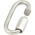 thumbnail image 5 of 5 Pieces of M6 Stainless Steel Quick Link D-Shaped Snap Hook Chain Links, 5 of 5