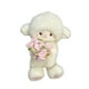 thumbnail image 4 of Muñeco de peluche de oveja, figura decorativa de juguete, adorable animal de peluche portátil, decoración para el hogar para niñas, Día de los niños, Rosa, 4 of 8