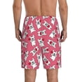 thumbnail image 6 of KLL French Bulldog And Heart for Men's 1-Pack Shorts,Sleep Pajama Shorts for Men Soft Pj Shorts Men's Pajama Bottoms Sleepwear -XX-Large, 6 of 7