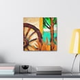 thumbnail image 6 of "Fauvist Wagon Wheel" - Canvas, 6 of 25