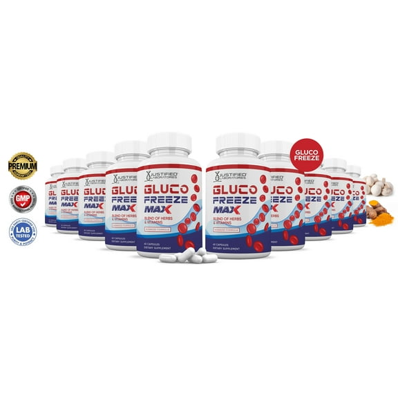 (10 Pack) Glucofreeze Max Advanced Formula 1295MG 600 Capsules