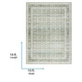 thumbnail image 4 of Livabliss x Our PNW Home Rainier Updated Traditional Washable Area Rug,10' x 14',Green, 4 of 11