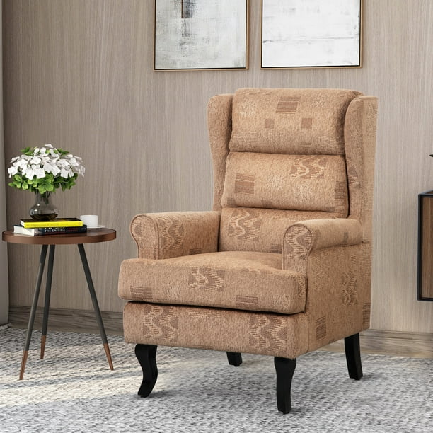 Harper&Bright Designs Classic Wingback Living Room Accent Chair - Walmart.com - Walmart.com
