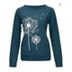 thumbnail image 5 of Camiseta Mujer Manga larga Cuello redondo Tops Poliéster Suéter deportivo Ropa con estampado informal, Azul, S Vogacara AP003791-21, 5 of 6