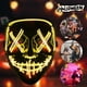 thumbnail image 5 of Máscara de fantasma de luz fría de Halloween 4 modos de iluminación Accesorios de disfraces para fiestas navideñas, 5 of 5
