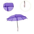 thumbnail image 6 of LeeQinersw Dollhouse Miniature Umbrella 1/4 1/6 Cute Umbrella Parasol for 18 inch Dolls violet, 6 of 9