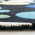 thumbnail image 3 of SAFAVIEH Soho Dots Geometric Wool Area Rug, Black/Multi, 6' x 6' Round, 3 of 8