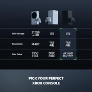 Xbox Series X - Gaming Console - 1TB SSD - Includes Wireless Controller - 4K Gaming - 120FPS - Carbon Black