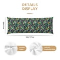 thumbnail image 3 of Disketp Dinosaur Plays Soccer Print Body Pillow Cover - Super Soft 20x54 Body Pillow Case,Long Side Hidden Zipper, 3 of 8