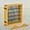 Yellow, variant on PawHut Wooden Freestanding Pet Gate w/ 6 Panels, 2 Support Feet, White