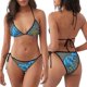 thumbnail image 3 of Fotbe Fun Riding Dinosaur Traje de Baño para Mujer de Dos Piezas – Bikini Sexy de Tirantes Tipo Halter con Diseño Triangular, 3 of 6